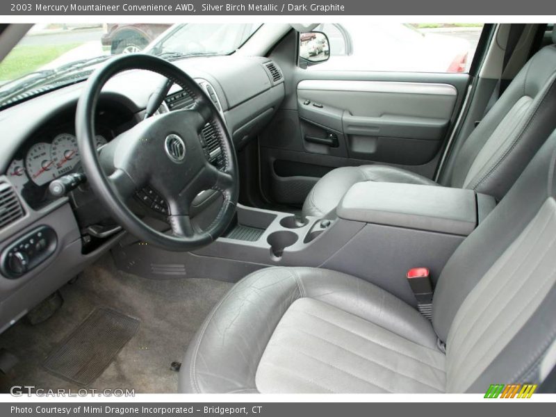 Silver Birch Metallic / Dark Graphite 2003 Mercury Mountaineer Convenience AWD