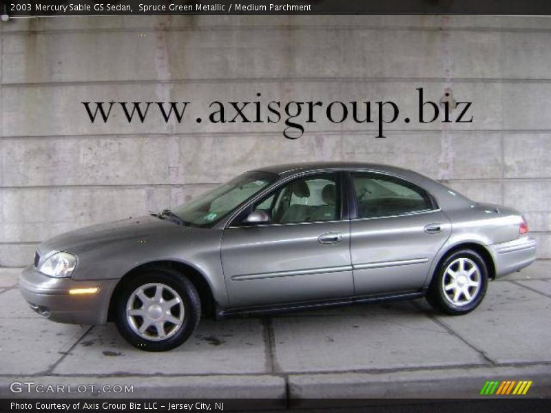 Spruce Green Metallic / Medium Parchment 2003 Mercury Sable GS Sedan