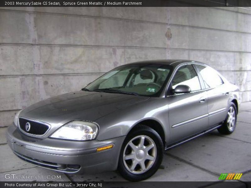 Spruce Green Metallic / Medium Parchment 2003 Mercury Sable GS Sedan