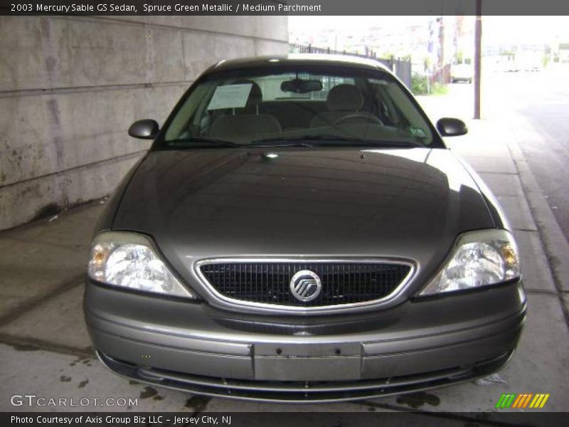 Spruce Green Metallic / Medium Parchment 2003 Mercury Sable GS Sedan