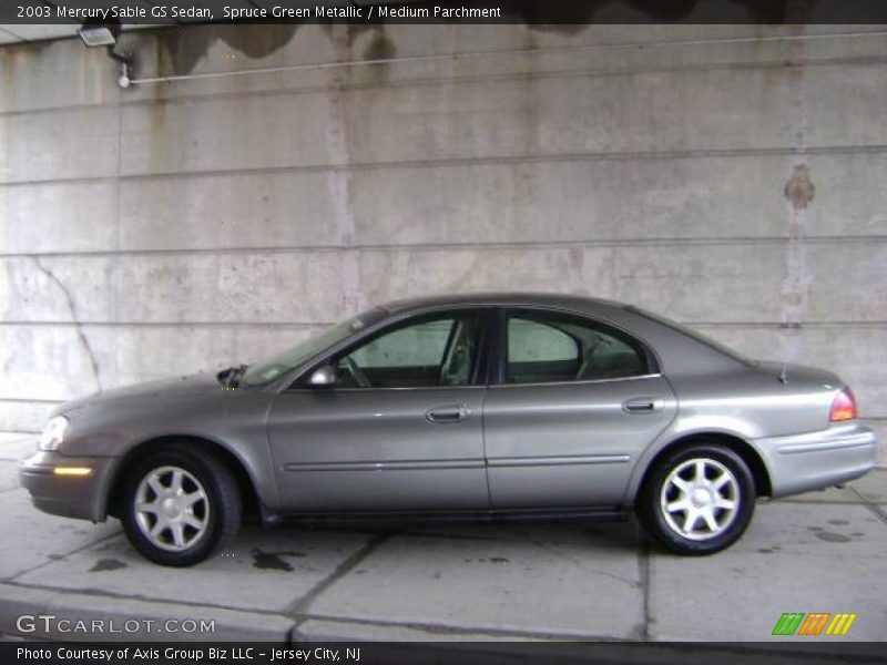 Spruce Green Metallic / Medium Parchment 2003 Mercury Sable GS Sedan