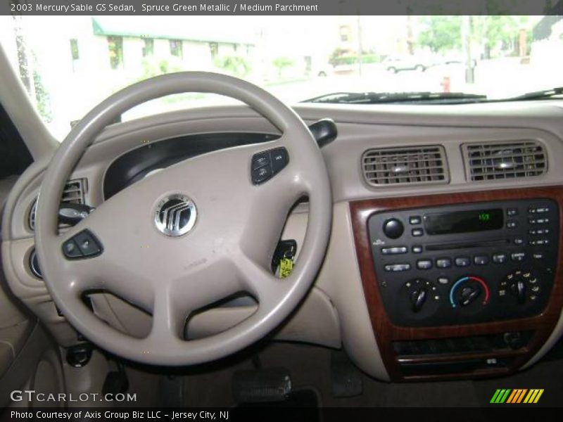 Spruce Green Metallic / Medium Parchment 2003 Mercury Sable GS Sedan