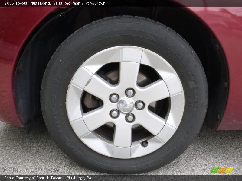 Salsa Red Pearl / Ivory/Brown 2005 Toyota Prius Hybrid