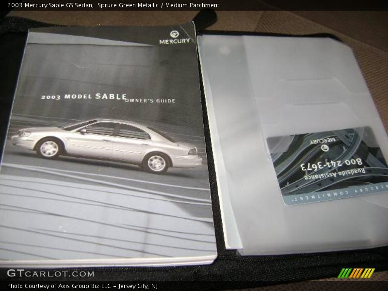 Spruce Green Metallic / Medium Parchment 2003 Mercury Sable GS Sedan