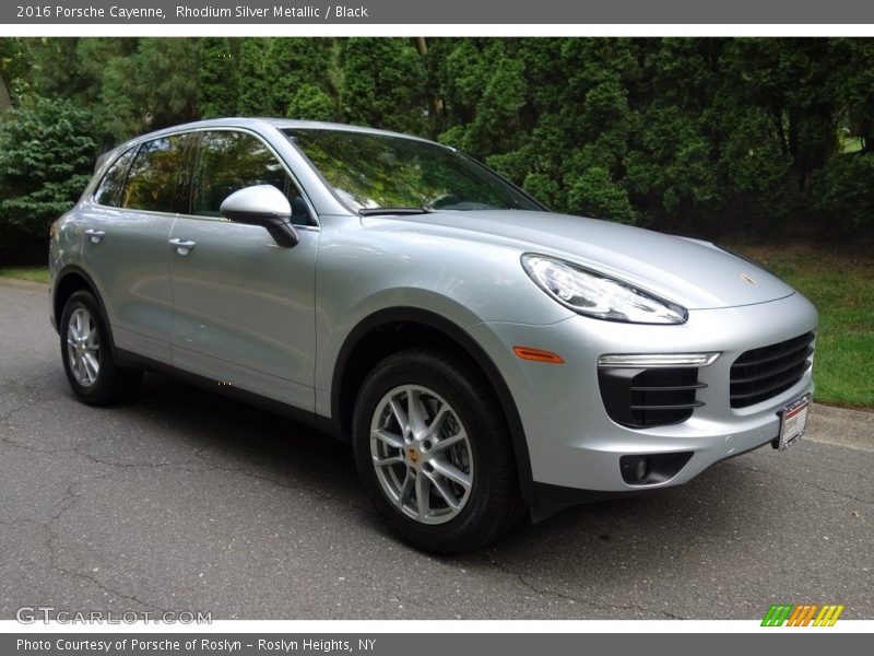 Rhodium Silver Metallic / Black 2016 Porsche Cayenne