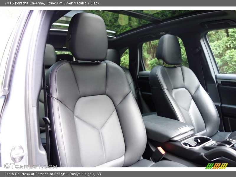 Rhodium Silver Metallic / Black 2016 Porsche Cayenne