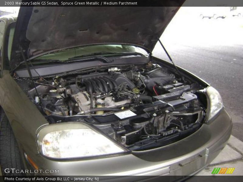 Spruce Green Metallic / Medium Parchment 2003 Mercury Sable GS Sedan