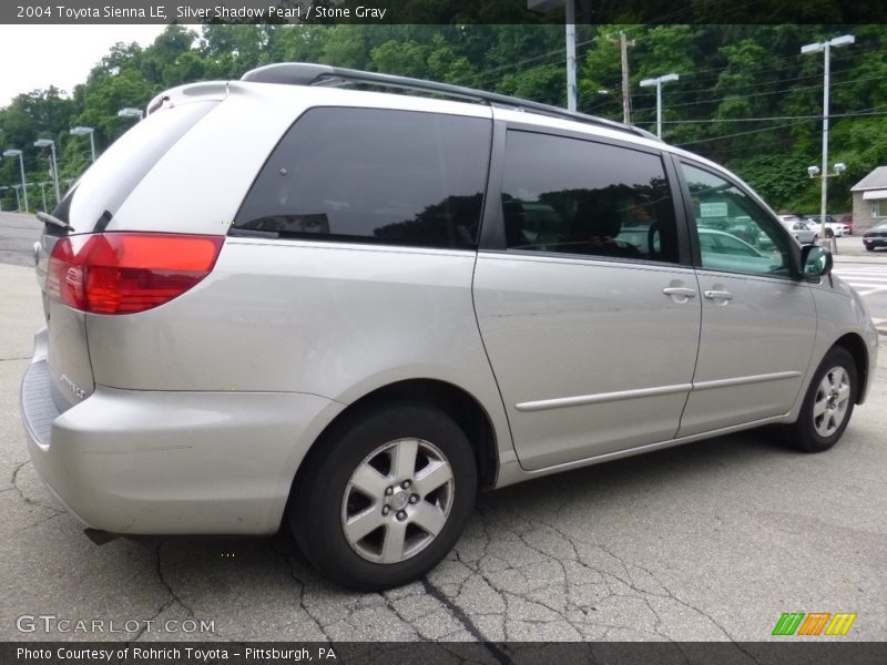 Silver Shadow Pearl / Stone Gray 2004 Toyota Sienna LE