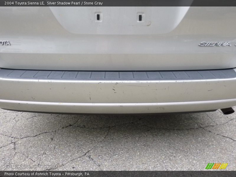 Silver Shadow Pearl / Stone Gray 2004 Toyota Sienna LE