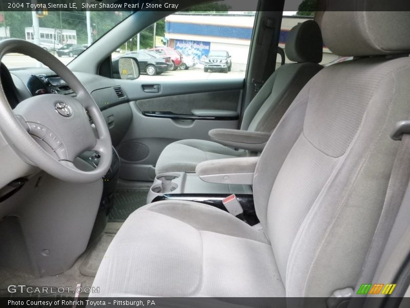 Silver Shadow Pearl / Stone Gray 2004 Toyota Sienna LE