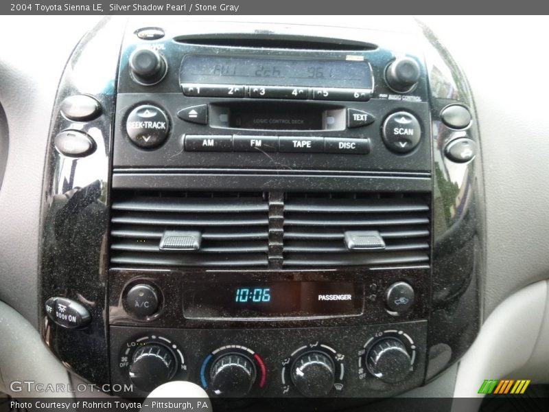 Silver Shadow Pearl / Stone Gray 2004 Toyota Sienna LE