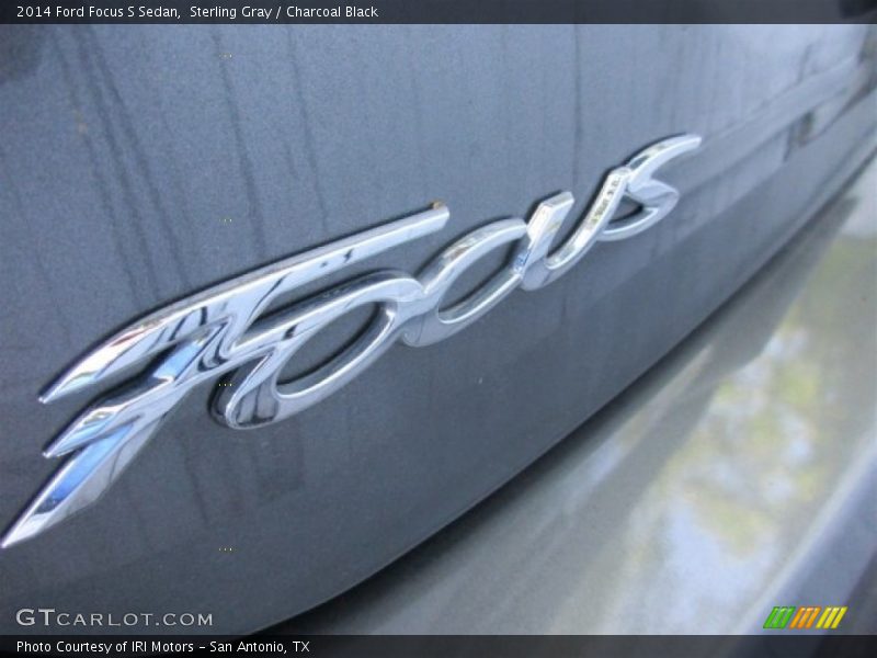 Sterling Gray / Charcoal Black 2014 Ford Focus S Sedan