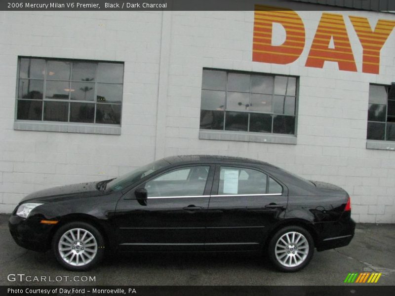 Black / Dark Charcoal 2006 Mercury Milan V6 Premier