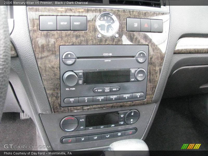Black / Dark Charcoal 2006 Mercury Milan V6 Premier