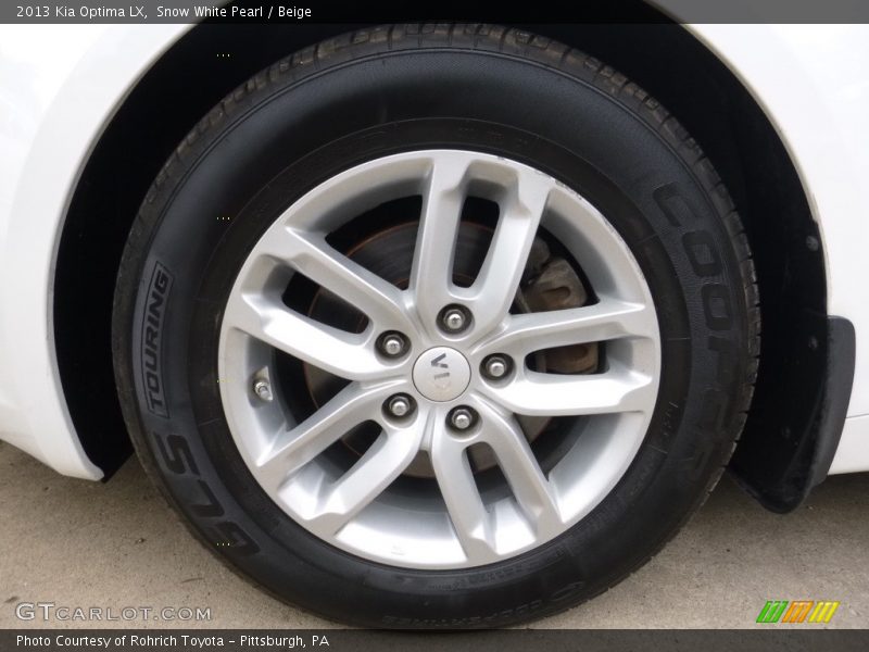 Snow White Pearl / Beige 2013 Kia Optima LX