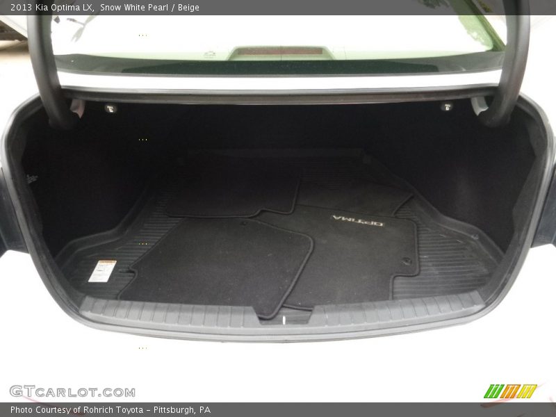 Snow White Pearl / Beige 2013 Kia Optima LX