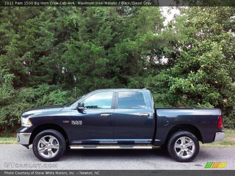 Maximum Steel Metallic / Black/Diesel Gray 2013 Ram 1500 Big Horn Crew Cab 4x4