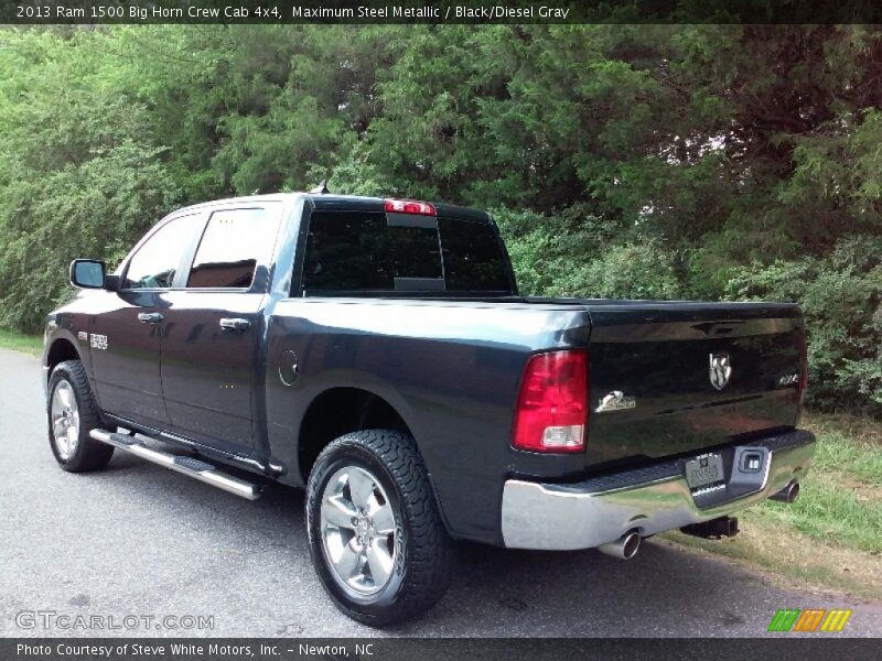 Maximum Steel Metallic / Black/Diesel Gray 2013 Ram 1500 Big Horn Crew Cab 4x4