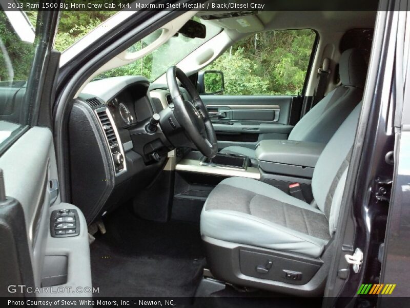 Maximum Steel Metallic / Black/Diesel Gray 2013 Ram 1500 Big Horn Crew Cab 4x4