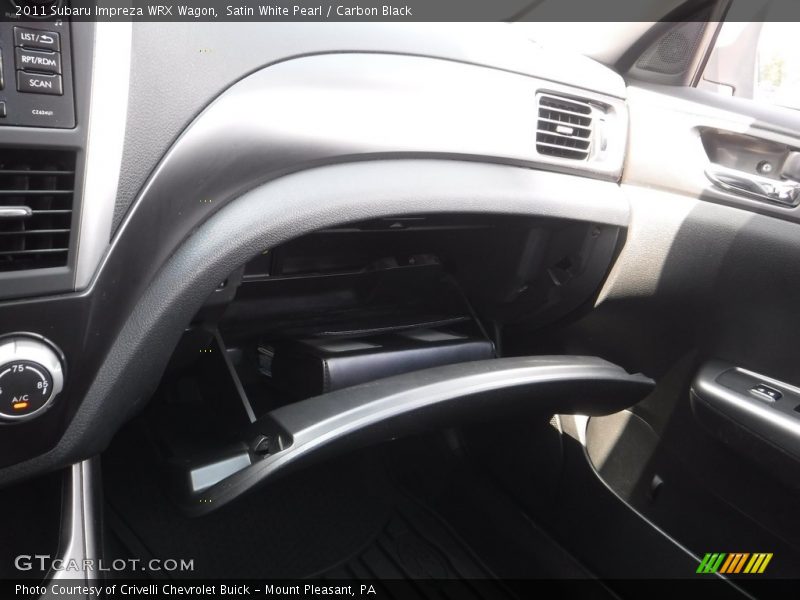 Satin White Pearl / Carbon Black 2011 Subaru Impreza WRX Wagon