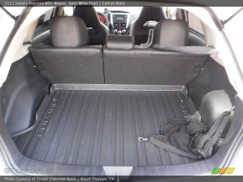 Satin White Pearl / Carbon Black 2011 Subaru Impreza WRX Wagon