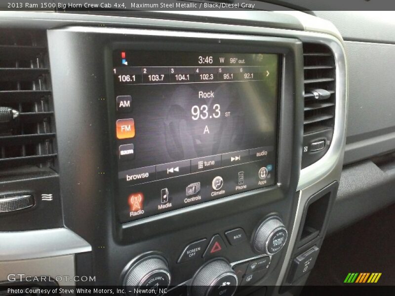 Maximum Steel Metallic / Black/Diesel Gray 2013 Ram 1500 Big Horn Crew Cab 4x4