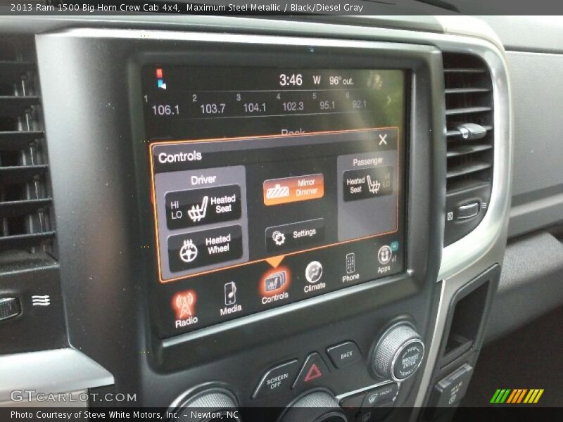 Maximum Steel Metallic / Black/Diesel Gray 2013 Ram 1500 Big Horn Crew Cab 4x4
