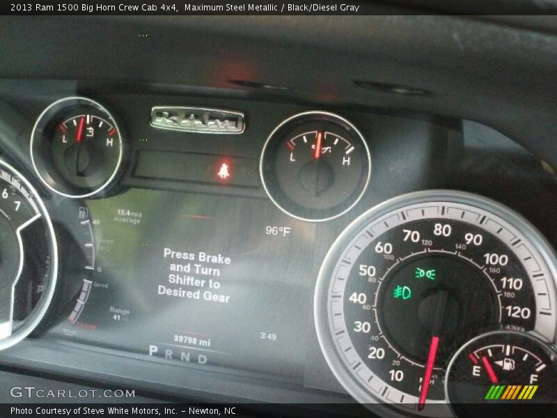 Maximum Steel Metallic / Black/Diesel Gray 2013 Ram 1500 Big Horn Crew Cab 4x4