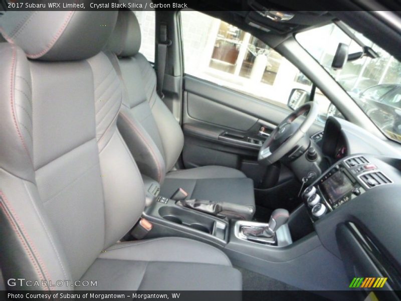  2017 WRX Limited Carbon Black Interior
