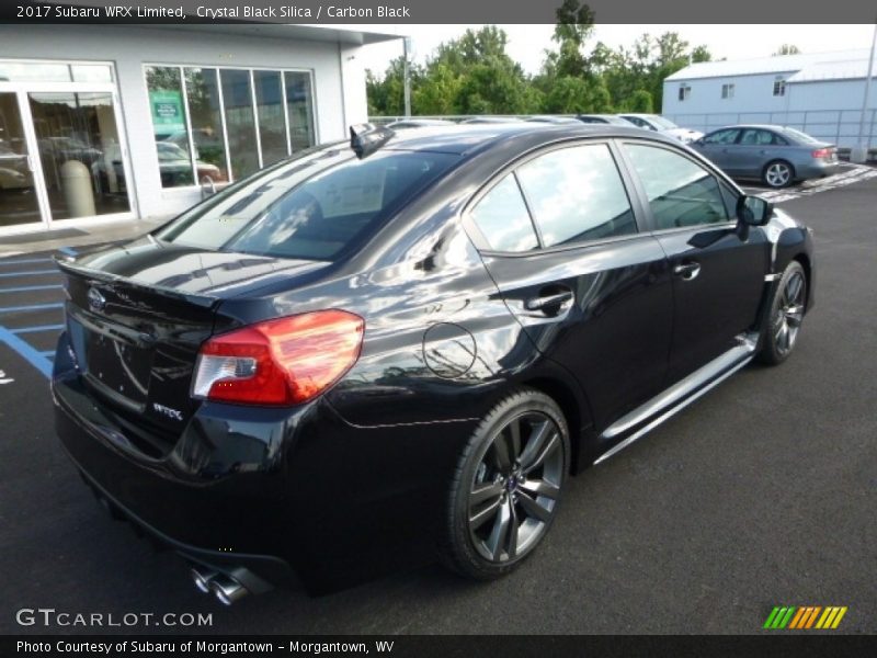 Crystal Black Silica / Carbon Black 2017 Subaru WRX Limited