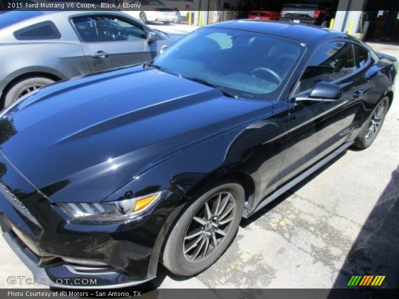 Black / Ebony 2015 Ford Mustang V6 Coupe