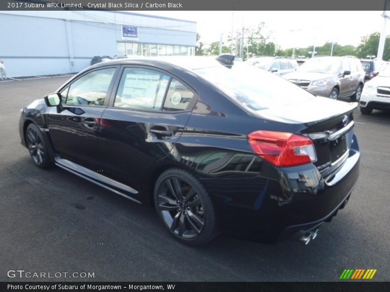 Crystal Black Silica / Carbon Black 2017 Subaru WRX Limited