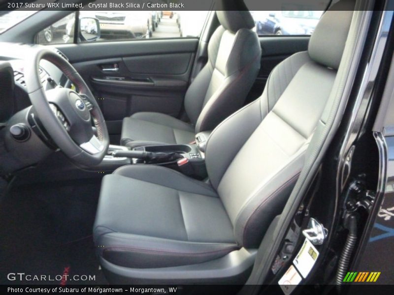 Front Seat of 2017 WRX Limited