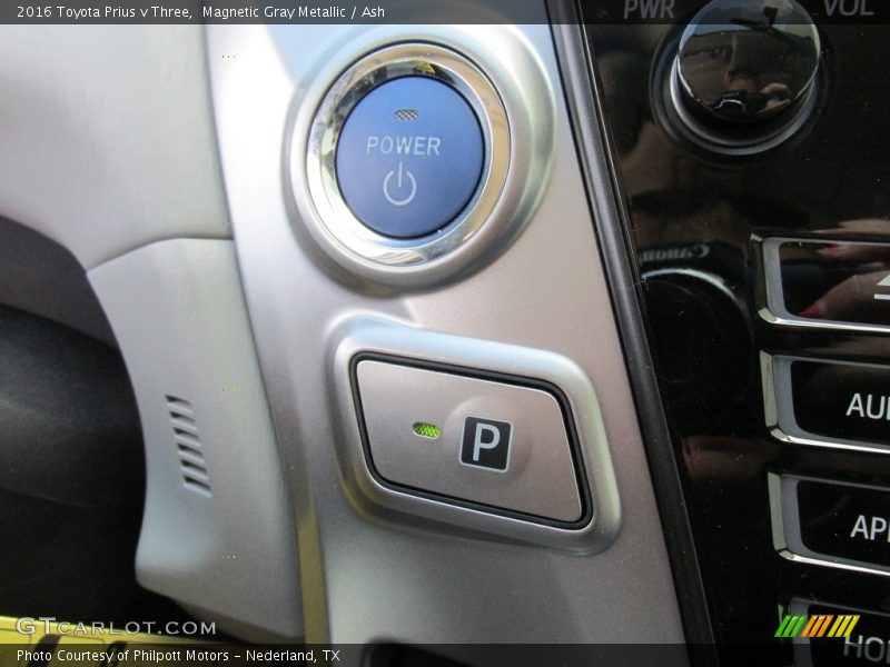 Controls of 2016 Prius v Three