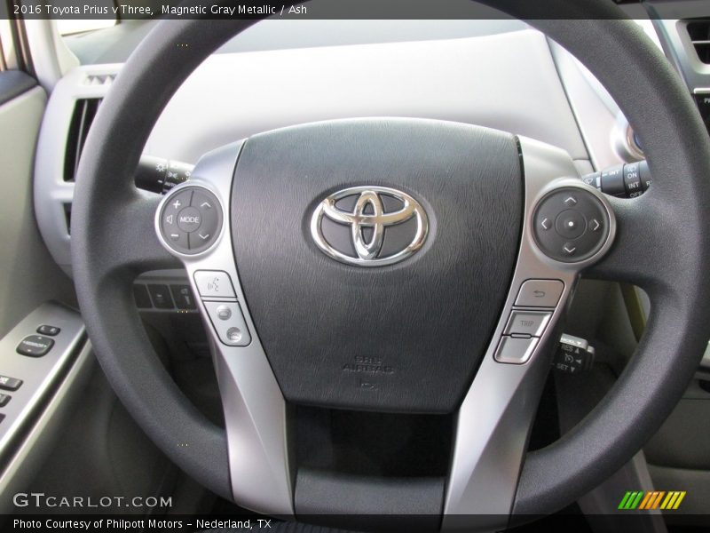  2016 Prius v Three Steering Wheel