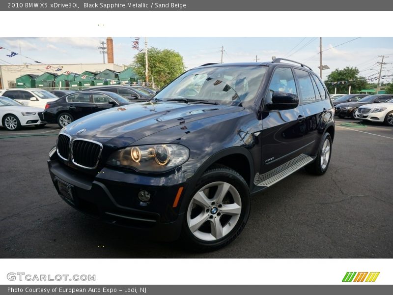 Black Sapphire Metallic / Sand Beige 2010 BMW X5 xDrive30i