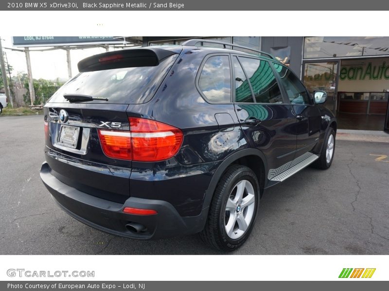 Black Sapphire Metallic / Sand Beige 2010 BMW X5 xDrive30i