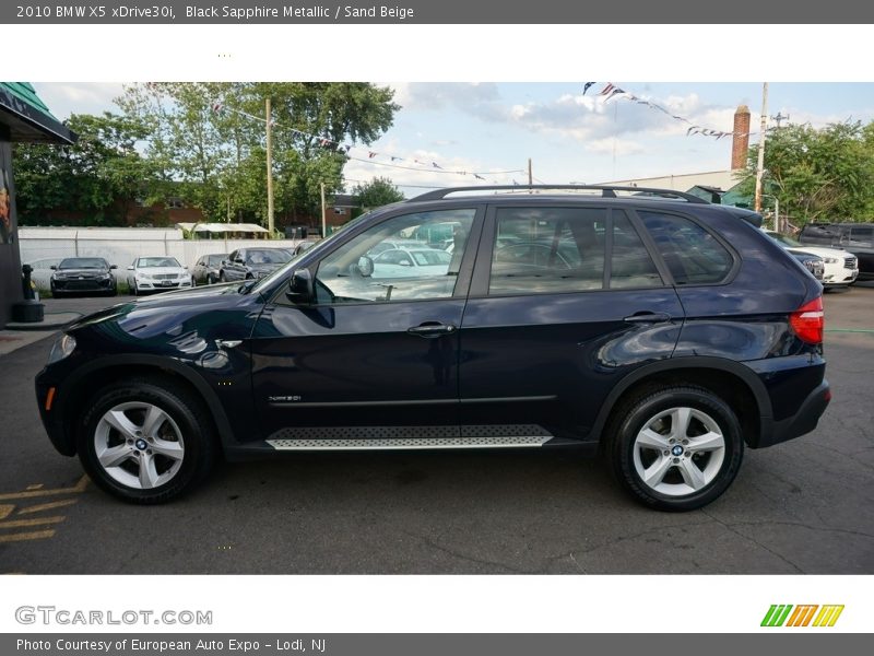 Black Sapphire Metallic / Sand Beige 2010 BMW X5 xDrive30i