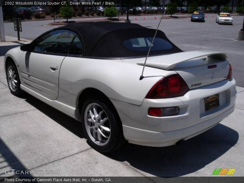 Dover White Pearl / Black 2002 Mitsubishi Eclipse Spyder GT