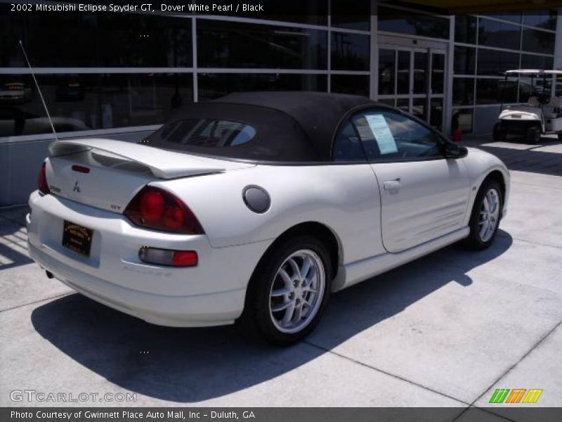 Dover White Pearl / Black 2002 Mitsubishi Eclipse Spyder GT