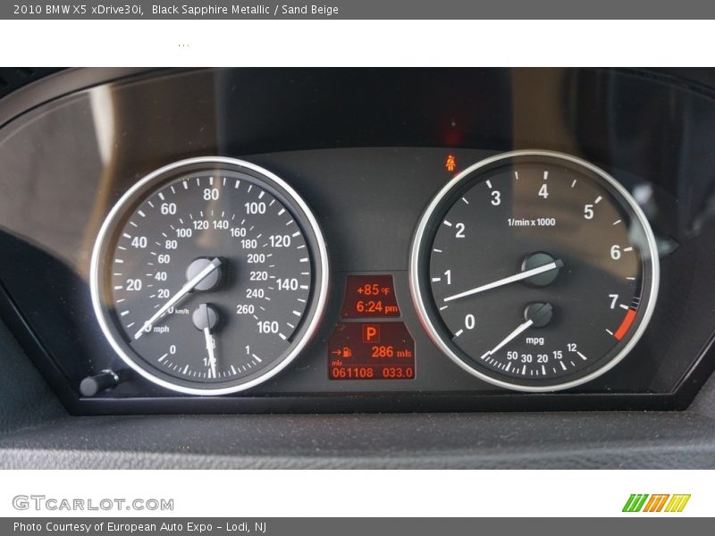 Black Sapphire Metallic / Sand Beige 2010 BMW X5 xDrive30i