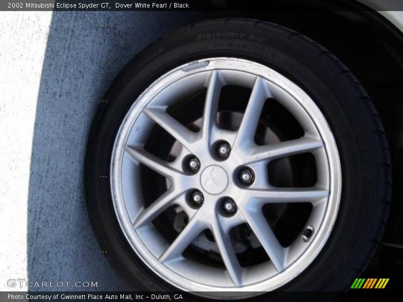 Dover White Pearl / Black 2002 Mitsubishi Eclipse Spyder GT