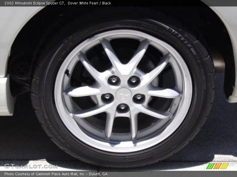 Dover White Pearl / Black 2002 Mitsubishi Eclipse Spyder GT