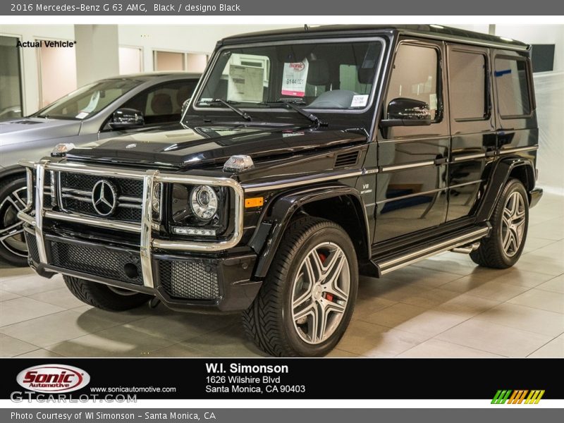 Black / designo Black 2016 Mercedes-Benz G 63 AMG