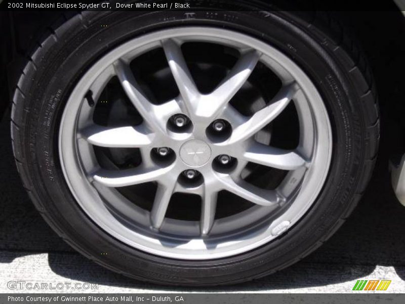 Dover White Pearl / Black 2002 Mitsubishi Eclipse Spyder GT