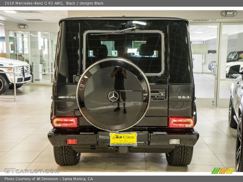 Black / designo Black 2016 Mercedes-Benz G 63 AMG