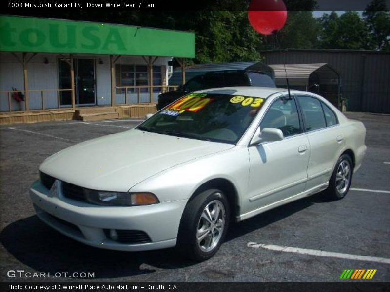 Dover White Pearl / Tan 2003 Mitsubishi Galant ES
