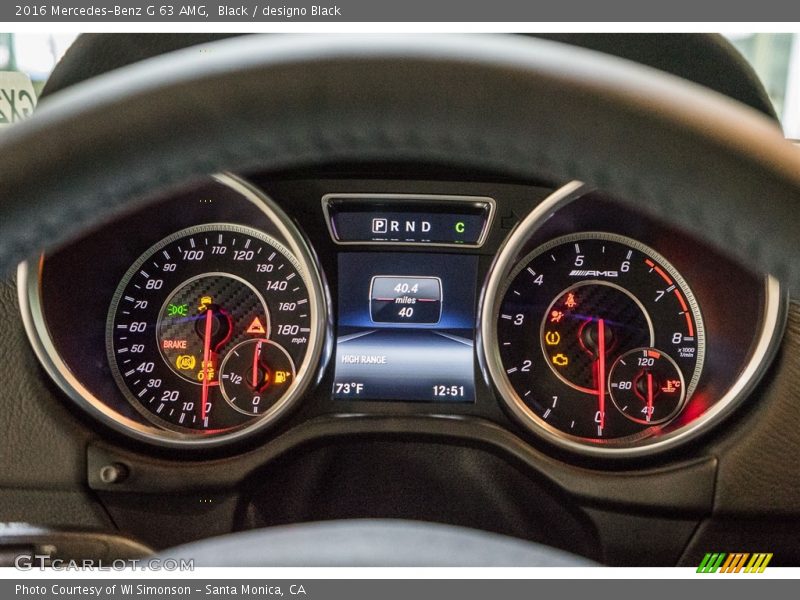  2016 G 63 AMG 63 AMG Gauges