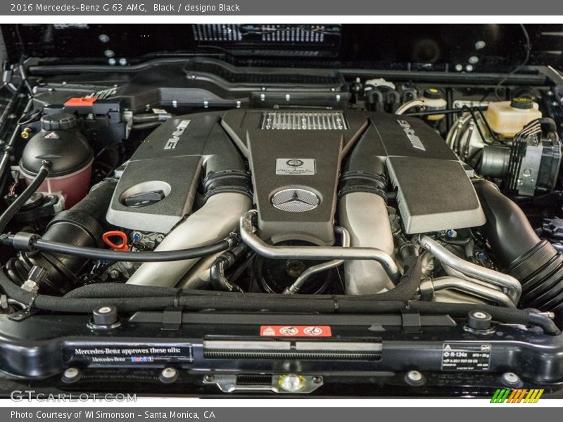  2016 G 63 AMG Engine - 5.5 AMG Liter DI biturbo DOHC 32-Valve VVT V8