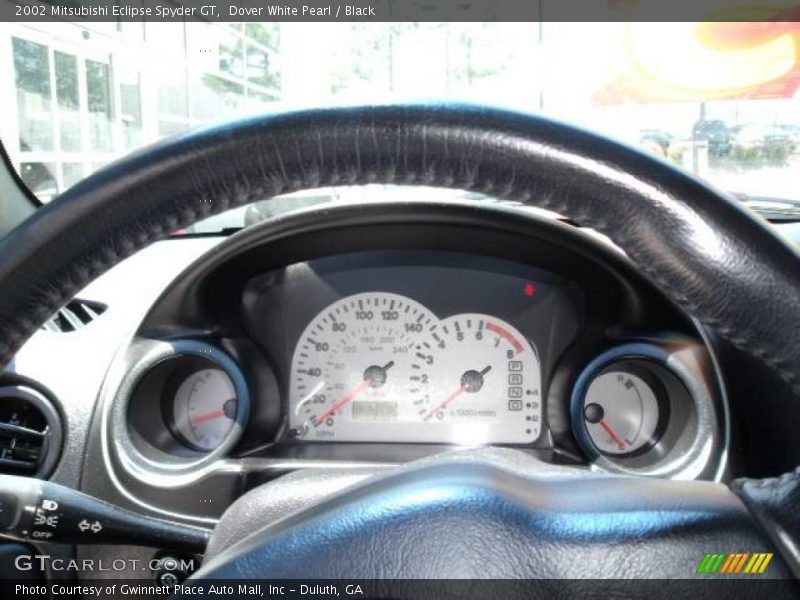 Dover White Pearl / Black 2002 Mitsubishi Eclipse Spyder GT